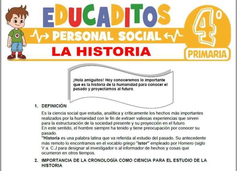 La Historia para Cuarto de Primaria » Educaditos.com